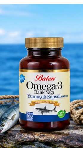 Omega 3 Balık Yağı 650 Mg Yumuşak 160 Kapsül - 3