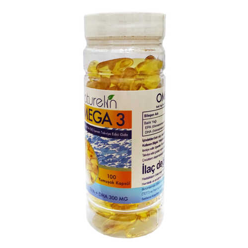 Naturelin Omega 3 Balık Yağı İçeren Gıda 100 Kapsül