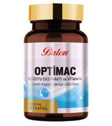 Optimac Gözotu Ekstraktı Vitamin içeren 630 Mg x 60 Kapsül - 1