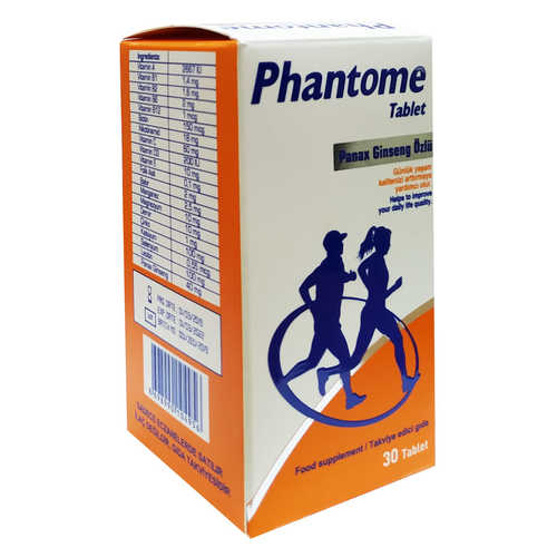 Phantome Panax Ginseng Özlü 30 Tablet