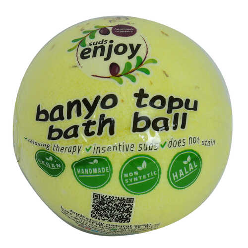 Enjoy Papatyalı El Yapımı Banyo Küvet Topu Sabunu Sarı 90-120 Gr