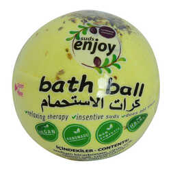 Enjoy - Papatyalı El Yapımı Banyo Küvet Topu Sabunu Sarı 90-120 Gr (1)