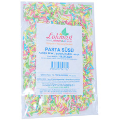 LokmanAVM - Pasta Süsü Granül Şekeri Karışık Renk 40 Gr Paket Görseli