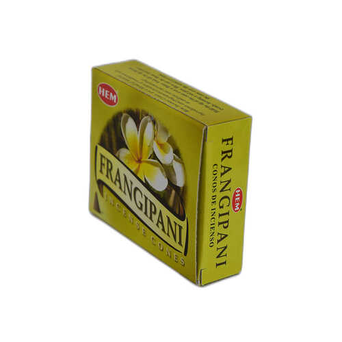 Hem Tütsü Plumeria Çiçeği Kokulu 10 Konik Tütsü - Frangipani Incense Cones