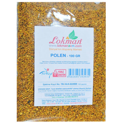 LokmanAVM Polen Arı Poleni Doğal 100 Gr Paket