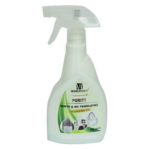 Worldchem Purity Banyo ve Wc Temizleyici 5 Etki Sprey Şişe 500 ML