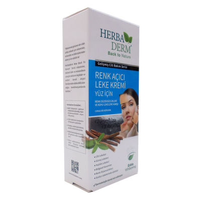 HerbaDerm Renk Açıcı Leke Kremi Yüz İçin 55ML