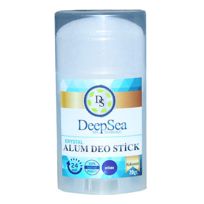 DeepSea Roll On Ter Önleyici Kokusuz Kristal Doğal Tuz Alum Deo Stick Unisex 70 Gr