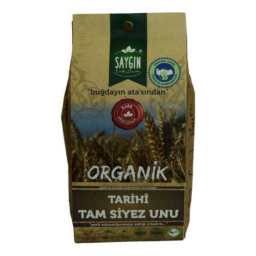 Saygın Organik Tarihi Tam Siyez Unu 750 Gr Paket