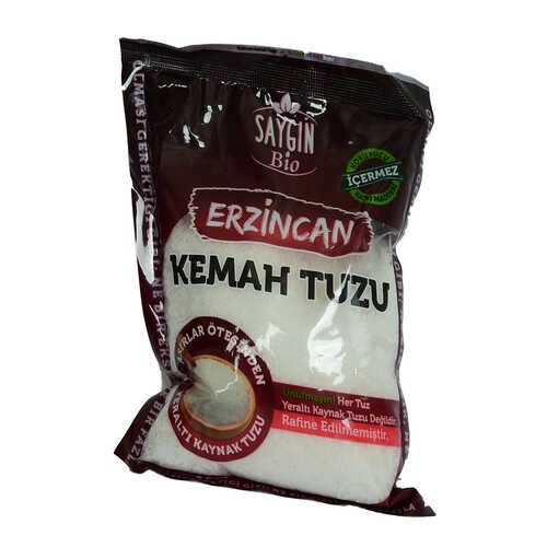 Saygın Yemeklik Erzincan Kemah Yeraltı Kaynak Tuzu Kalın Öğütülmüş Beyaz 500 Gr Paket