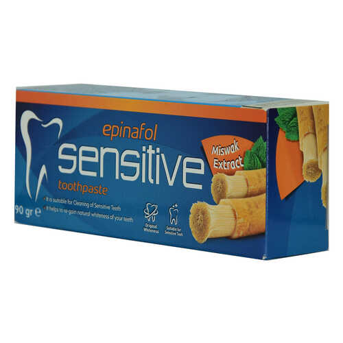 Epinafol Sensitive Diş Macunu Misvak Özlü Hassas Dişlere Uygun 90 Gr