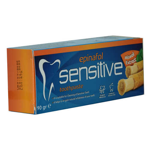 Epinafol Sensitive Diş Macunu Misvak Özlü Hassas Dişlere Uygun 90 Gr