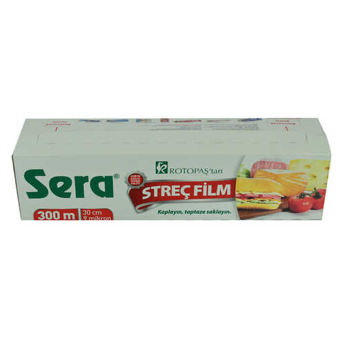 Sera Streç Film 30 Cm X 300 M 9 Mikron Kayar Bıçaklı