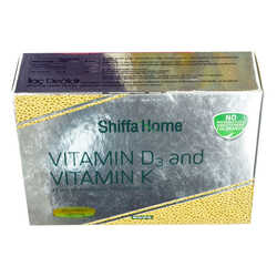 Shiffa Home D3 ve K Vitamini Yumuşak 1300 Mg x 30 Kapsül - Thumbnail