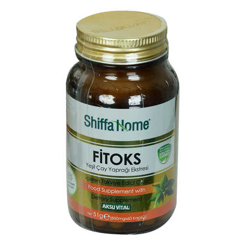 Aksuvital Shiffa Home Fitoks Yeşil Çay Yaprağı Ekstresi Diyet Takviyesi 850 Mg x 60 Kapsül