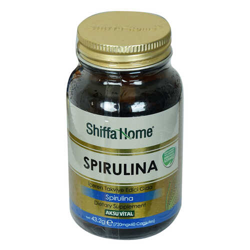 Aksuvital Shiffa Home Spirulina Diyet Takviyesi 720 Mg x 60 Kapsül