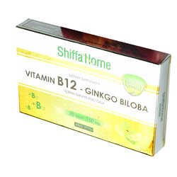Shiffa Home Vitamin B12-Ginkgo Biloba 28 Tablet 150 Mg - Thumbnail