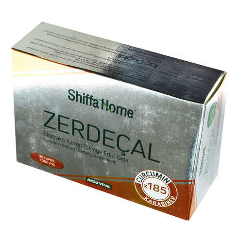 Aksuvital Shiffa Home Zerdeçal Ekstraktı Yumuşak 1300 Mg x 30 Kapsül