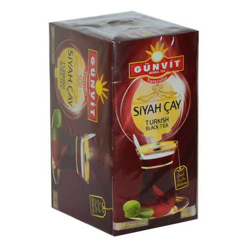 Günvit Siyah Çay 2 Gr X 20 Süzen Poşet 40 Gr