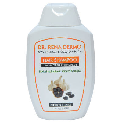 Dr. Rena Dermo Siyah Sarımsak Özlü Şampuan 300 ML