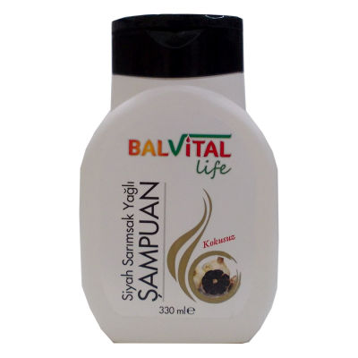 Balvital Life Siyah Sarımsak Yağlı Şampuan Kokusuz 330ML