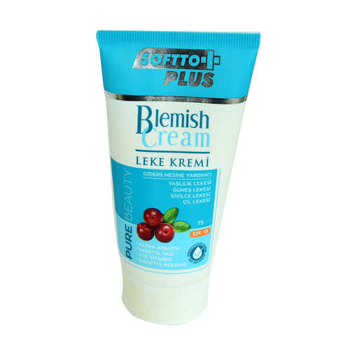 Softto Plus Leke Giderici Bitkisel Karışımlı SPF+15 Cilt Leke Kremi 75 ML