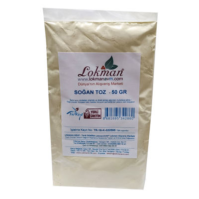 LokmanAVM Soğan Toz 50 Gr Paket