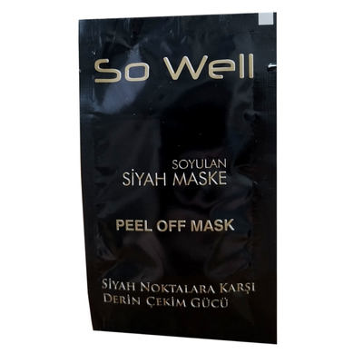 So Well Soyulabilir Siyah Maske 10 ML