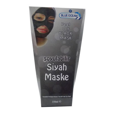 Blue Ocean Soyulabilir Siyah Maske 150ML