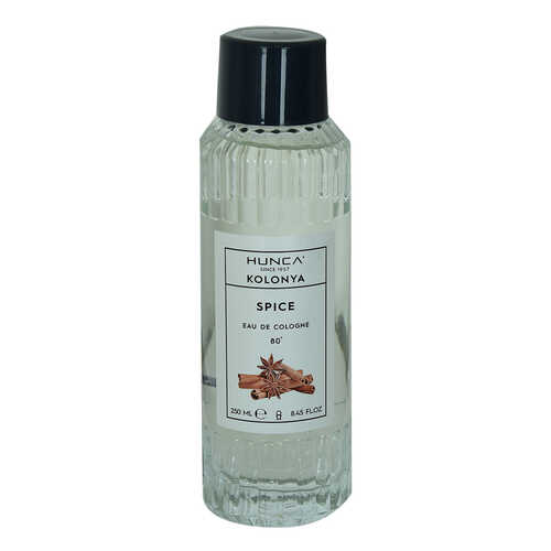 Hunca Spice Kolonya 80 Derece Cam Şişe 250 ML - Eau De Cologne