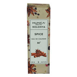 Hunca - Spice Kolonya 80 Derece Cam Şişe 250 ML - Eau De Cologne Görseli