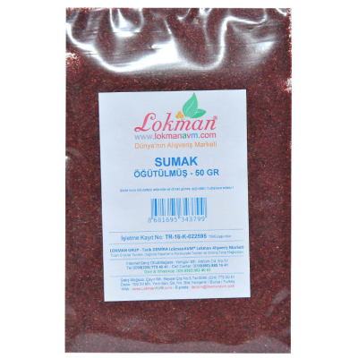 LokmanAVM Sumak Öğütülmüş 50 Gr Paket