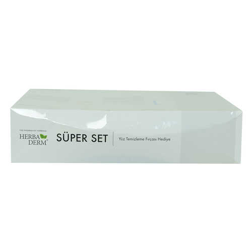 HerbaDerm Süper Set Renk Açıcı Leke Kremi 55 ML+Göz Altı Kremi 15 ML + Hediye Yüz Temizleme Fırçası