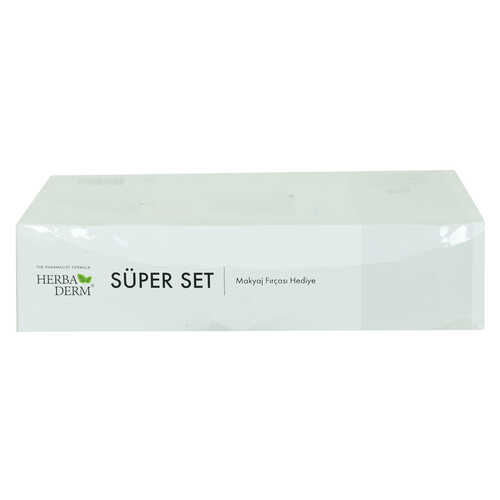 HerbaDerm Süper Set Superserum Aha-Peeling 30 ML + Saf Vitamin C 30 ML + Hediye Makyaj Fırçası