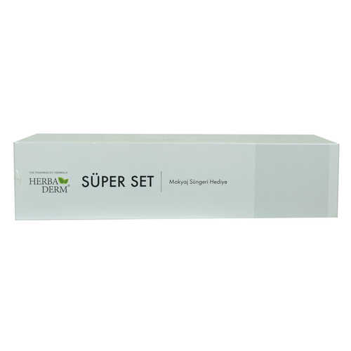 HerbaDerm Süper Set Superserum Hyaluronic 3D 30 ML+Biohydration 30 ML + Hediye Makyaj Süngeri