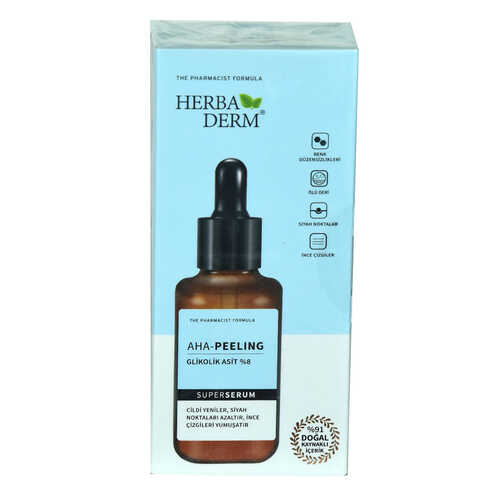 HerbaDerm Superserum Aha-Peeling Doğal Yüz Serumu 30 ML