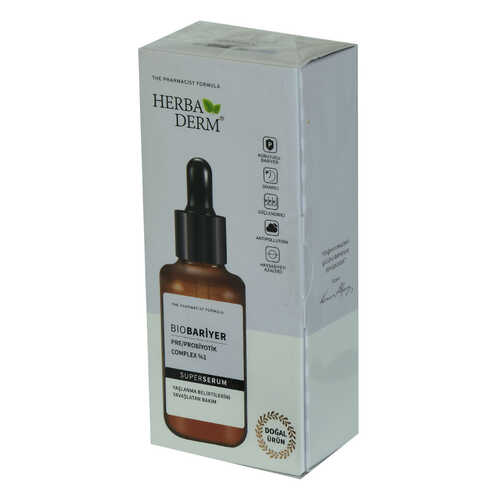 HerbaDerm Superserum Biobariyer Yaşlanma Karşıtı Doğal Yüz Serumu 30 ML