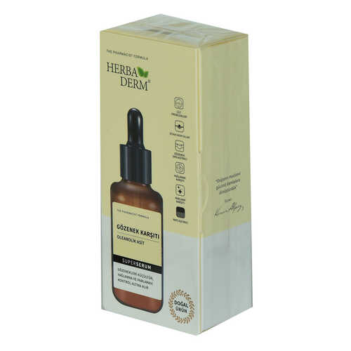 HerbaDerm Superserum Oleanolik Asit Gözenek Karşıtı Doğal Yüz Serumu 30 ML