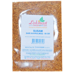 LokmanAVM - Susam Kavrulmuş Simitlik Sarı 50 Gr Paket (1)