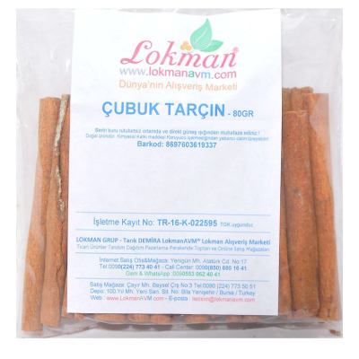 LokmanAVM Tarçın Çubuk Doğal 80 Gr Paket