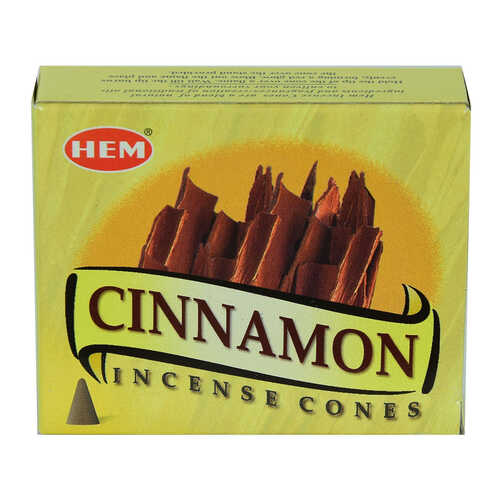 Hem Tütsü Tarçın Kokulu 10 Konik Tütsü - Cinnamon 10 İncense Cones