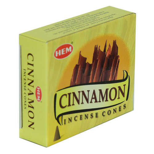 Hem Tütsü Tarçın Kokulu 10 Konik Tütsü - Cinnamon 10 İncense Cones