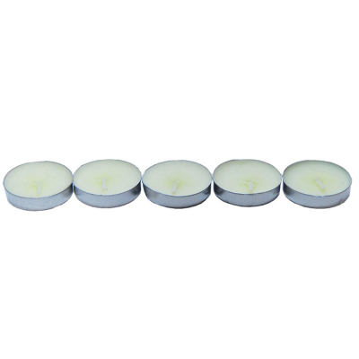 LokmanAVM Tea Lights Beyaz Mum 5 li 1 Paket