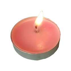 Tea Lights Pembe Mum 5 li 1 Paket - Thumbnail