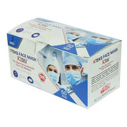 Tek Kullanımlık Non Steril Tıbbi Yüz Maskesi Üç Katlı 50 Adet (10 Adet X 5 Paket) - Thumbnail