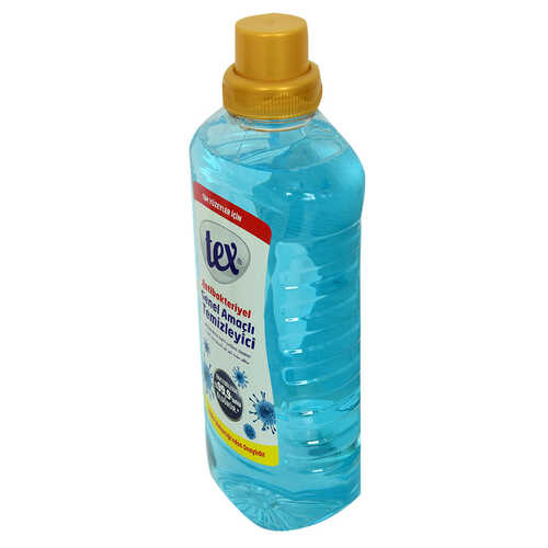 Tex Antibakteriyel Genel Amaçlı Temizleyici Tüm Yüzeyler İçin Mavi 1.5 Lt