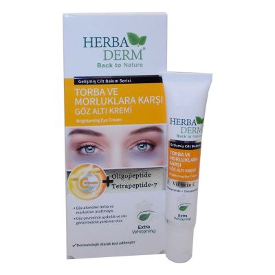 HerbaDerm Torba ve Morluklara Karşı Göz Altı Bakım Kremi 15 ML