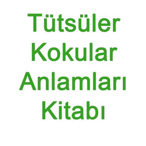 LokmanAVM Tütsüler Kokular ve Anlamları - Tarık Demira - 2020