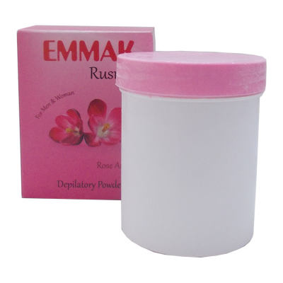 Emmak Tüy Dökücü Toz Gül Aromalı Hamam Otu Bay Bayan Rusma 80 Gr X 2Adet