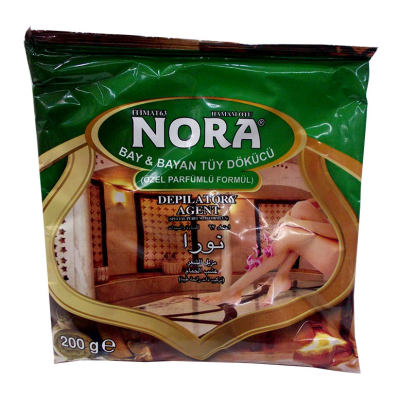 Nora Tüy Dökücü Toz Hamam Otu Bay Bayan Tkrb.170-200 Gr X 100 Paket